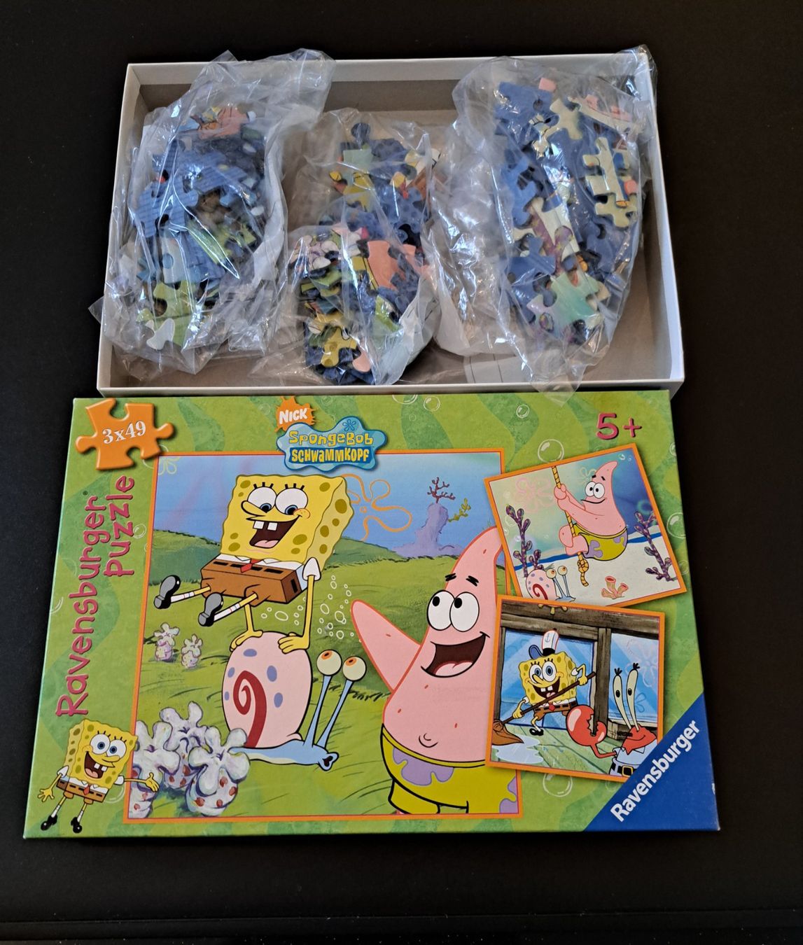 Ravensburger Puzzle: 3er Puzzle Sponge Bob ab 5J – Usato da Uitikon Waldegg venduto da Smeragol 4