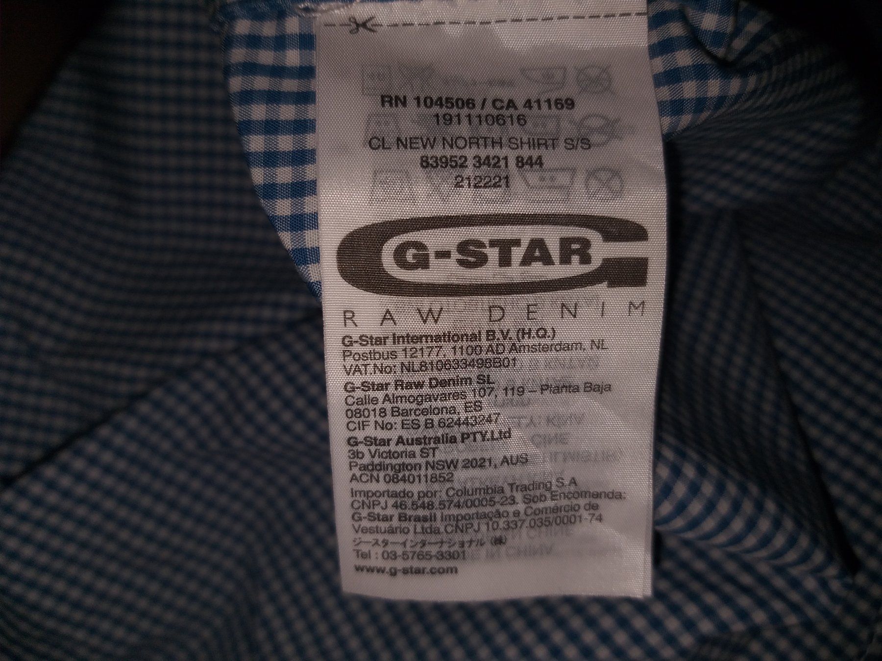G-Star Hemden: G-STAR  Chemise / Hemd  Taille / Grosse S – Gebraucht aus Cossonay-ville von Super-Price-Quality 9