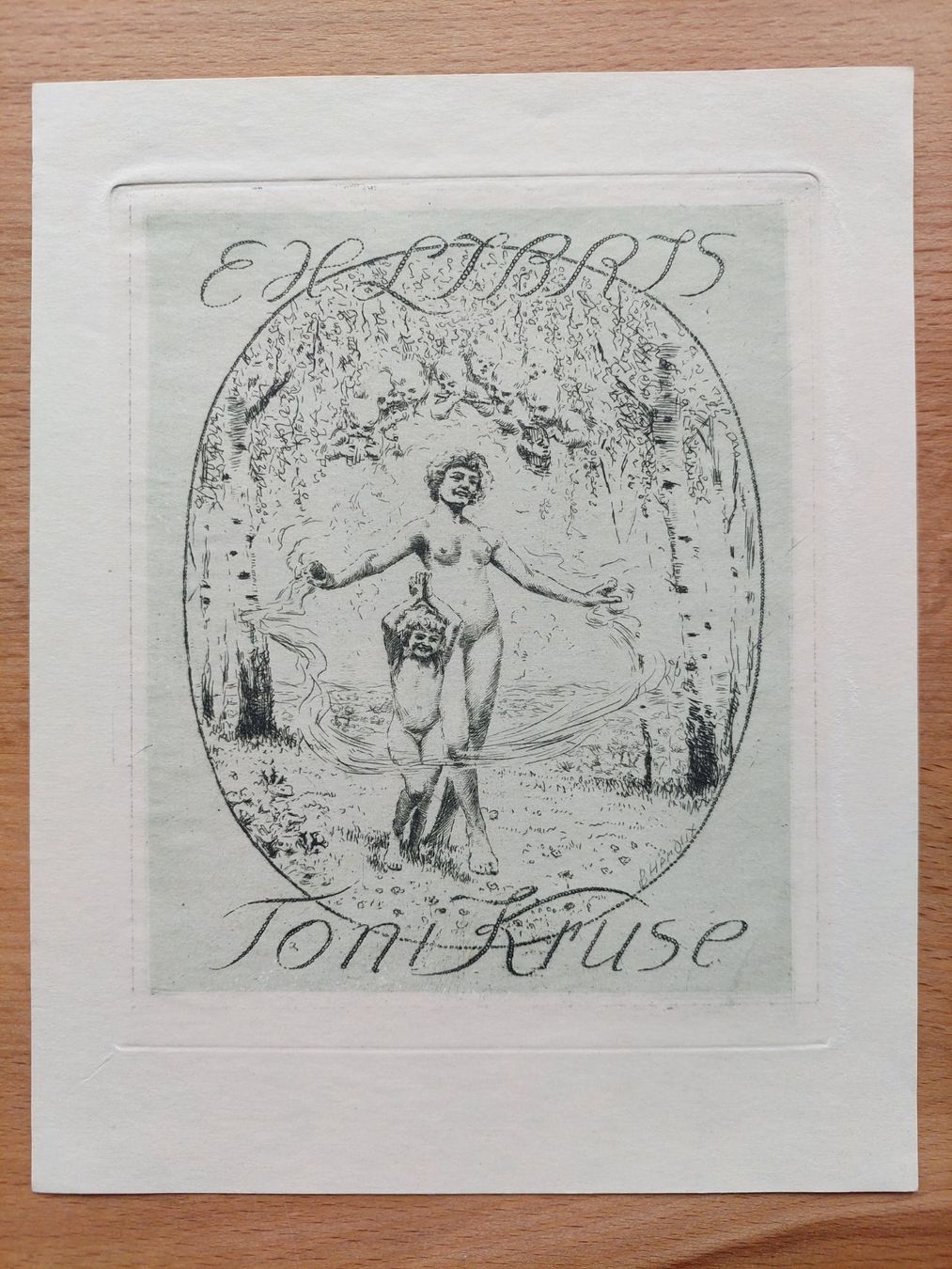 Dipinti: Exlibris Bruno Heroux - Original Radierung – Usato da Obfelden venduto da Knauserig2026
