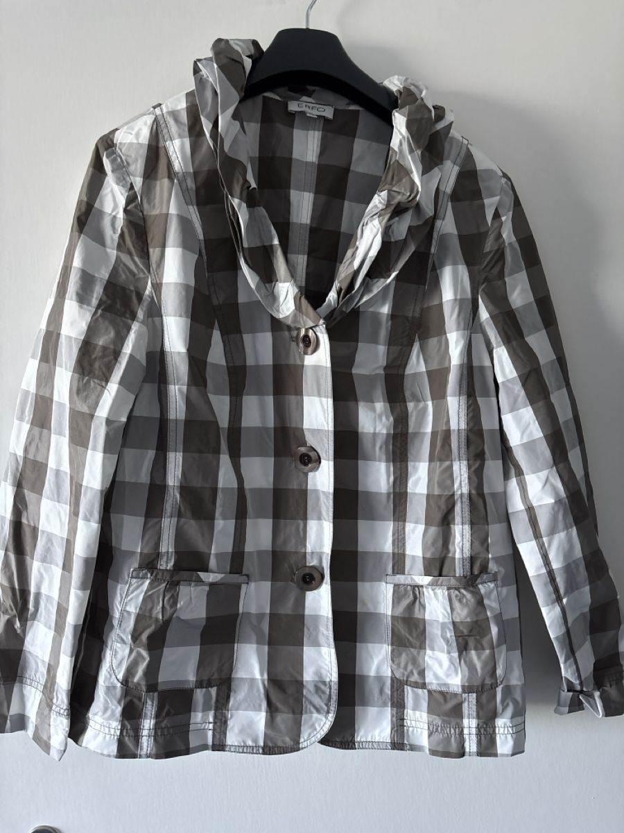 Camicette: Leichte Sommerjacke/ Bluse kariert gr 44 – Usato da Forch venduto da Seahorsey