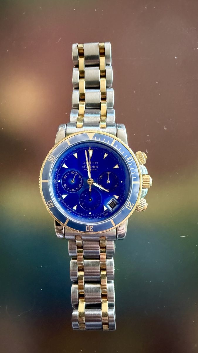 Zenith Uhren: Zenith Rainbow El Primero Chronograph Automatik Herrenuhr ge – Gebraucht aus Sursee von schama01
