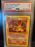 Pokemon Charizard PSA 5 holo shadowless Base Set