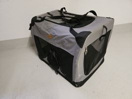 Foldable Pet Carrier Bag Grey