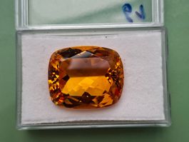 Citrin Palmeira Cushion 28x23mm Edelstein Schmuck