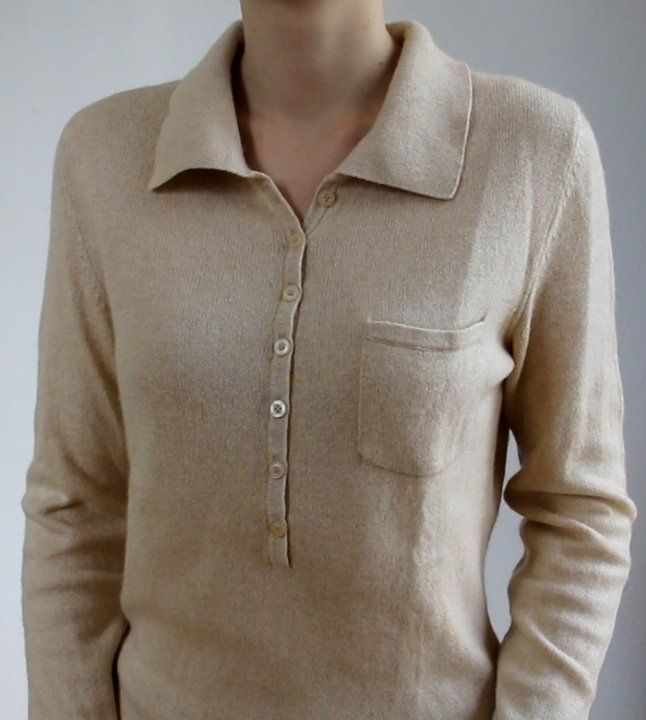 Maglioni & Felpe: Hellbraun, beiger Kaschmirund Seide Pullover – Usato da Luzern venduto da Simona15 3