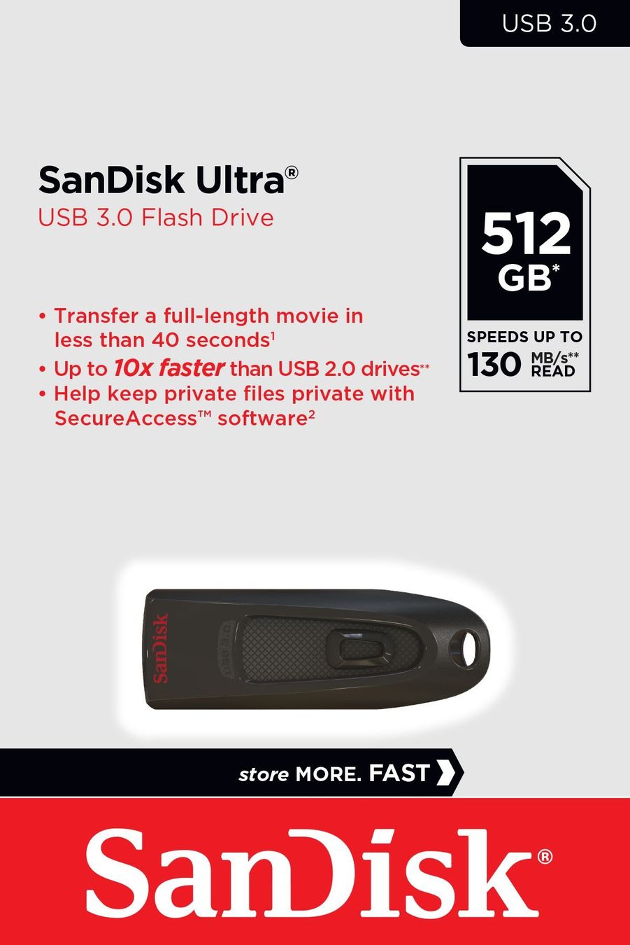 Sandisk Chiavette USB: Sandisk Ultra USB 3.0 130MB/s 512GB – Nuovo e nell'imballaggio originale da Niederurnen venduto da mowgli_1963 4