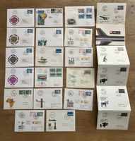Schweiz - 22 FDC und Sonderbriefe FLUGPOST 