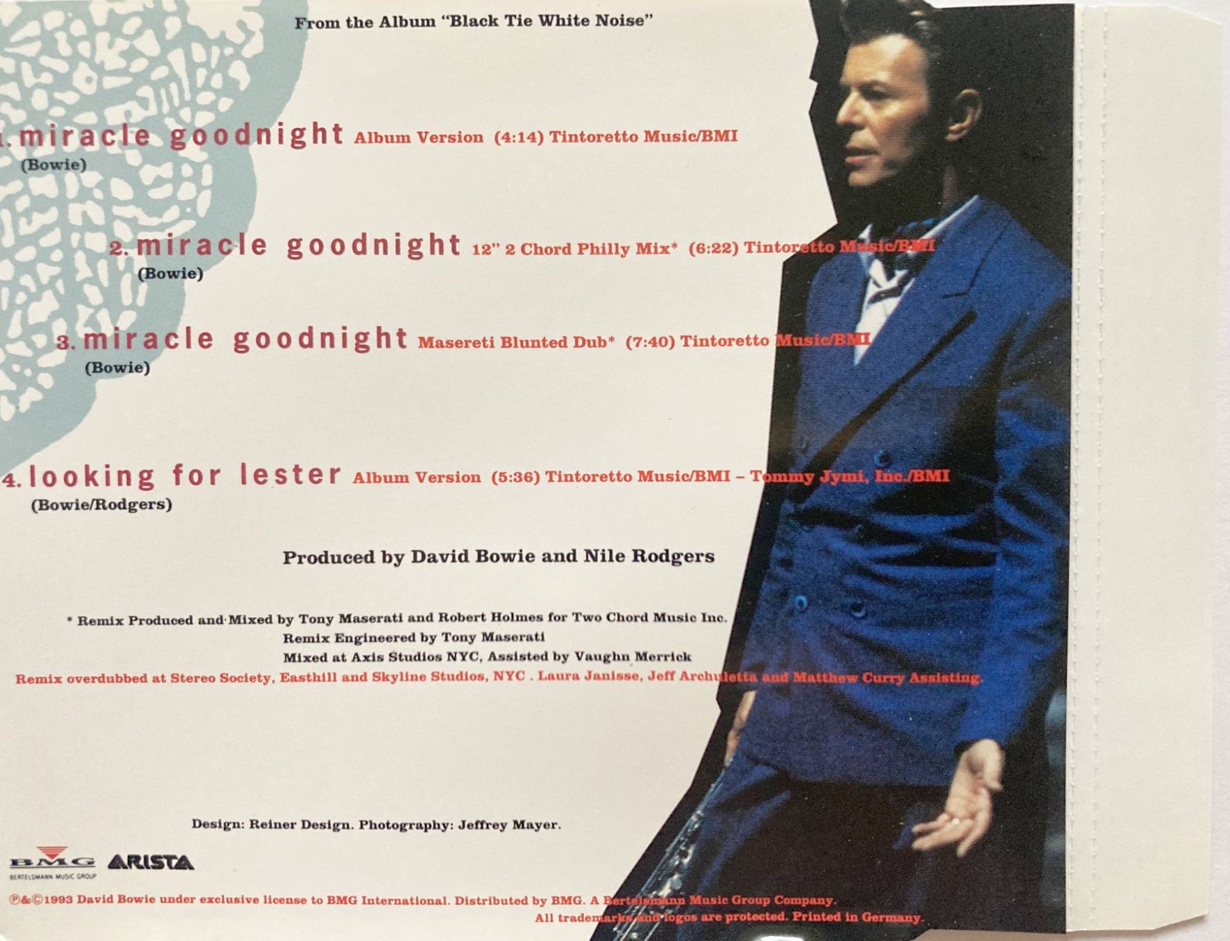 CDs: DAVID BOWIE - MIRACLE GOODNIGHT – D'occasion à Bottens par hotter-than-hell 1