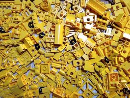 Lego Technic 300 Gelbe Kleinteile -P52