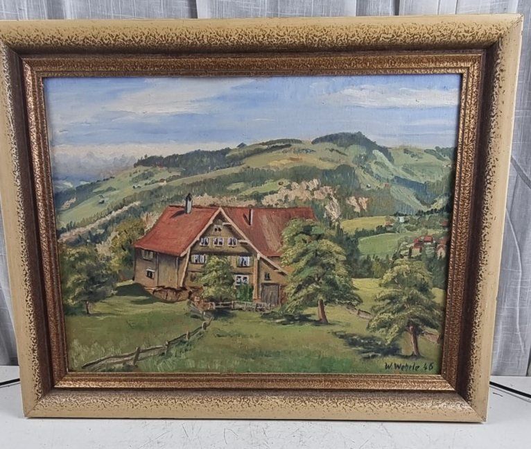 Dipinti: Gemälde aus dem Rheintal 1946 – Usato da Flums venduto da Flumsantik