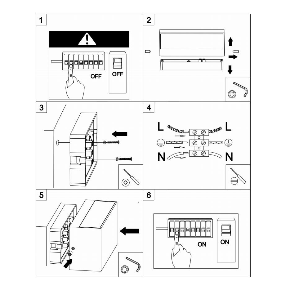 Lampade: LED Aussen Wandleuchte, 14 cm x 5 cm – Nuovo (secondo la descrizione) da Kreuzlingen venduto da Smart-Light 3