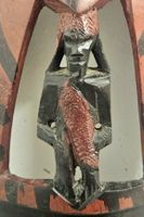 Grosse afrikanische Holzmaske – handgeschnitzt