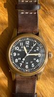 Original Hamilton Khaki Field Mechanical Bronze 38 mm – Full