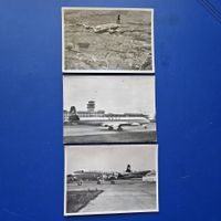 3 Flugzeug Ansichtskarten Swissair BOAC guter Zustand
