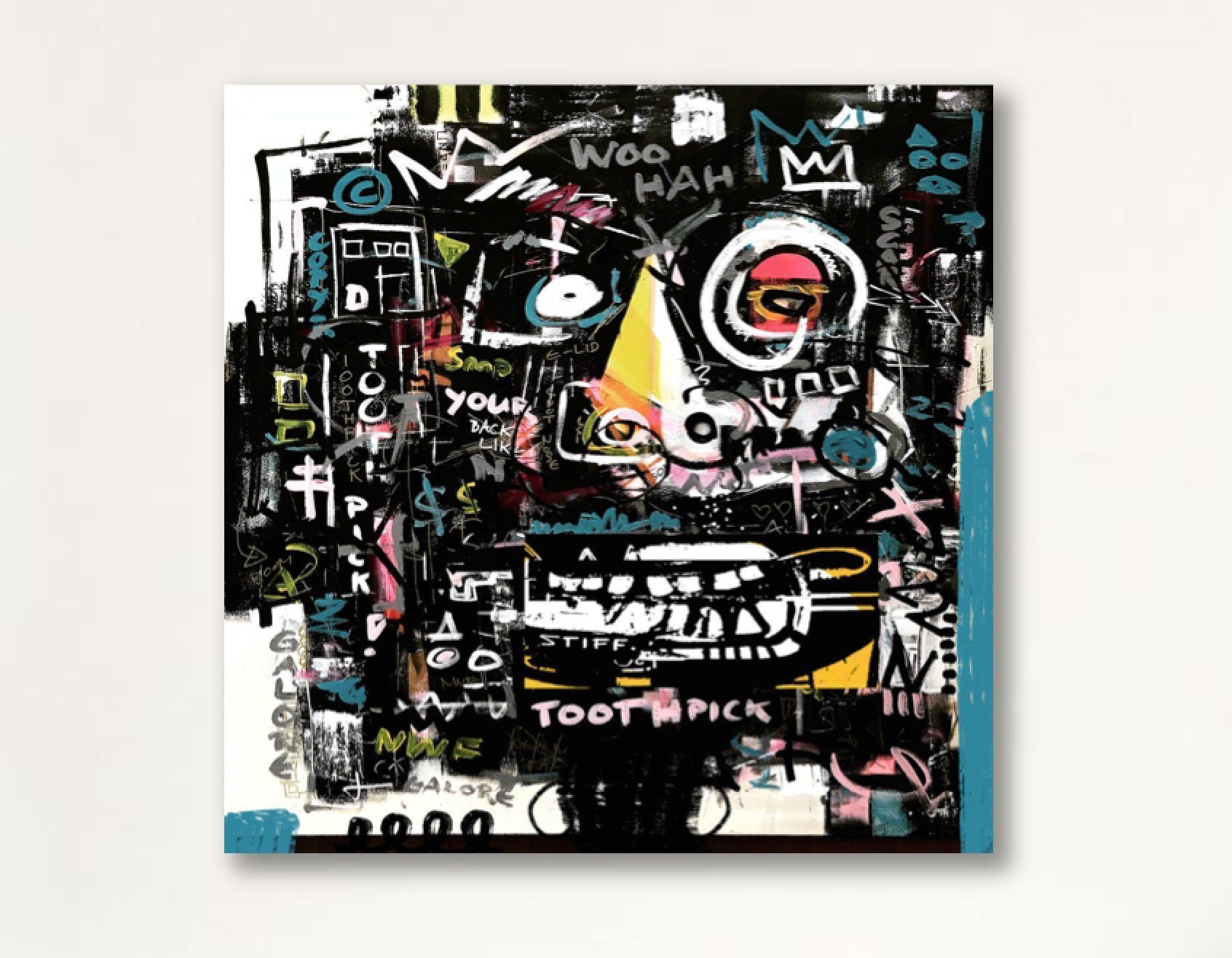 Poster & Bilder: Neo Expressionismus Pop Art Kunst Toothpick Urban Bild – Neu (gemäss Beschreibung) aus St. Niklausen LU von Stefan_Bammert_Art
