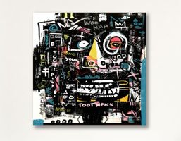 Neo Expressionismus Pop Art Kunst Toothpick Urban Bild