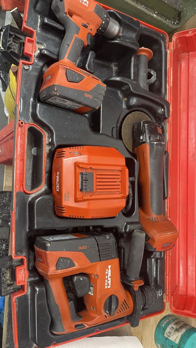 Hilti Trapani: HILTI 3 Tool kit – Usato da Thürnen venduto da schmiedekunst 3