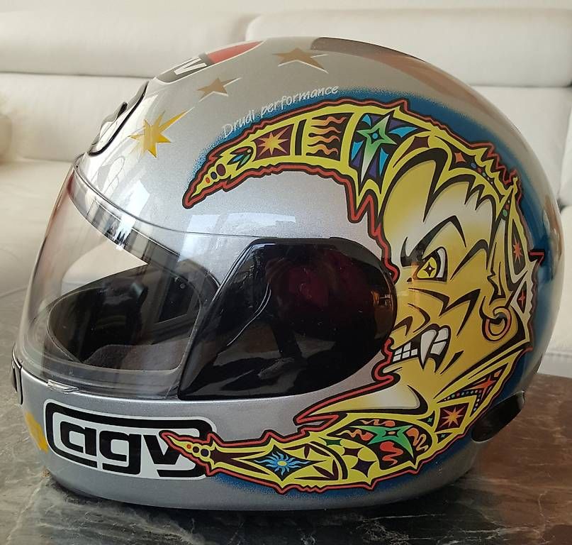 Helme & Visiere: Motorradhelm Valentino Rossi "Sun & Moon" 1995 – Gebraucht aus Effretikon von summerday0859
