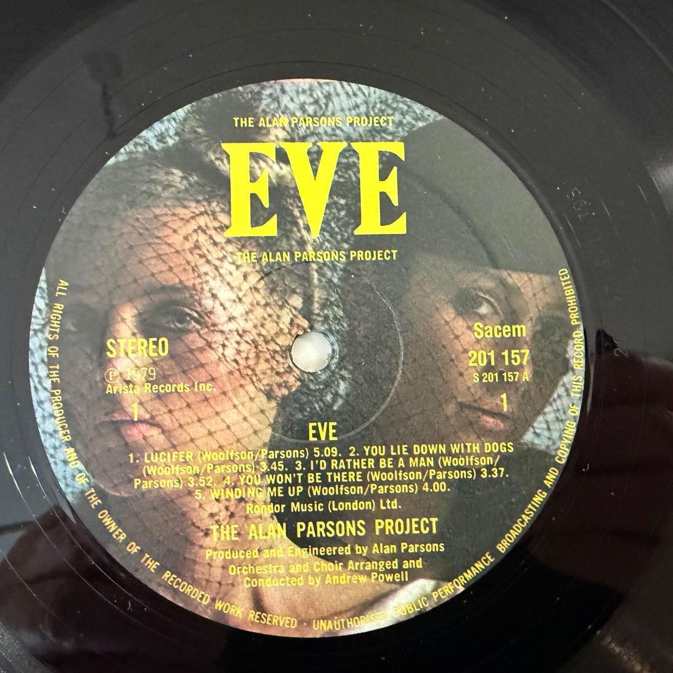 Dischi in vinile: THE ALAN PARSON PROJECT - EVE – Usato da Zürich venduto da fehlton 4