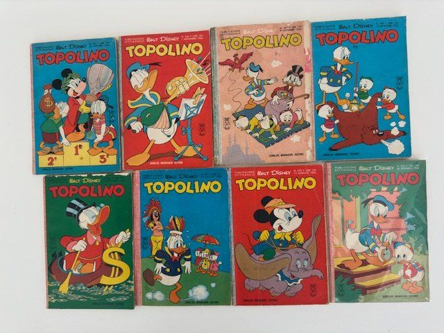 Fumetti: 8  TOPOLINI ANNI 1964 BUONI E RARI – Usato da Davesco-Soragno venduto da kappas