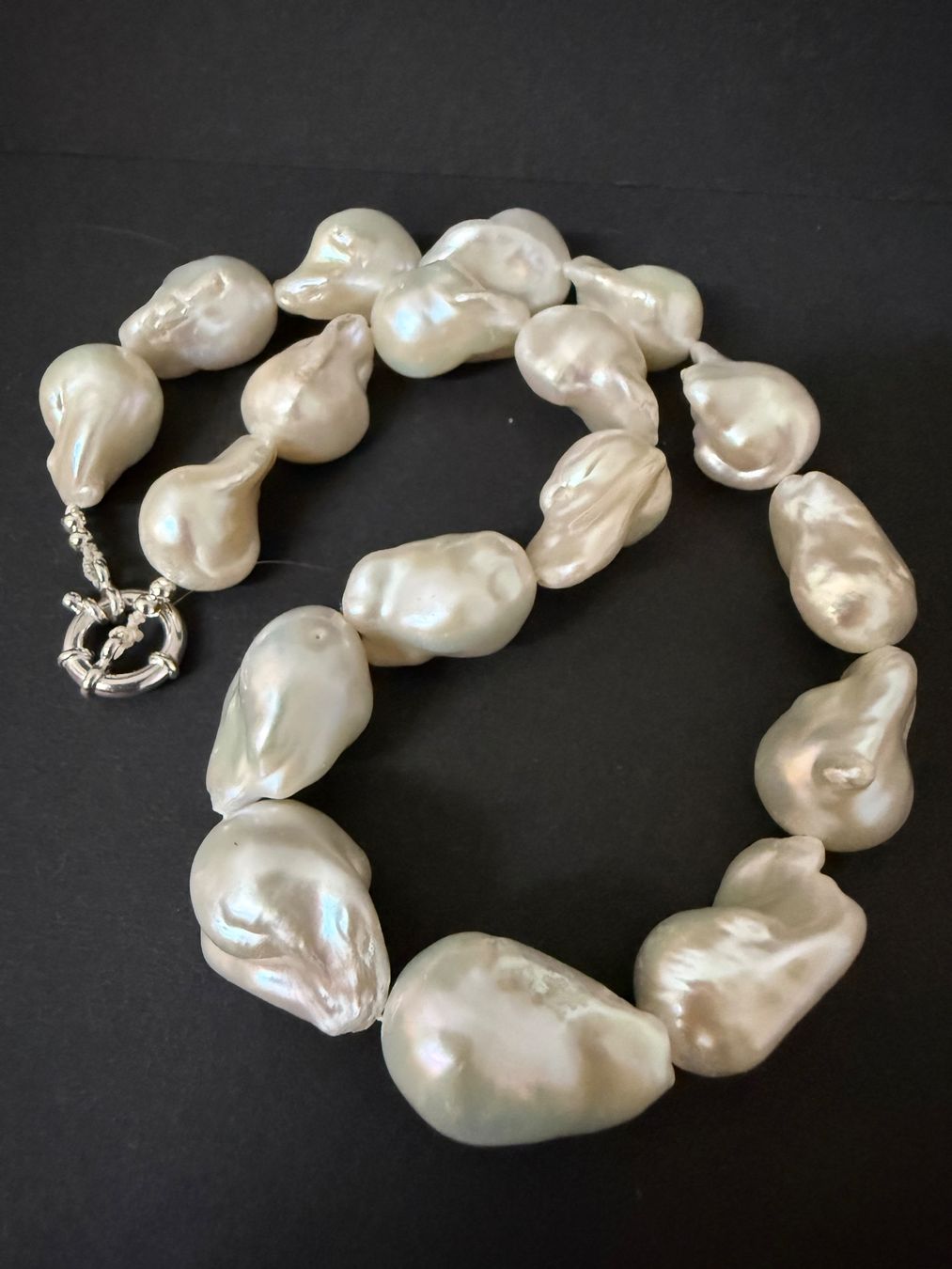 Colliers: Barockperlen Kette mit Silber Verschluss 925 – D'occasion à Spiegel b. Bern par Rogger72 3