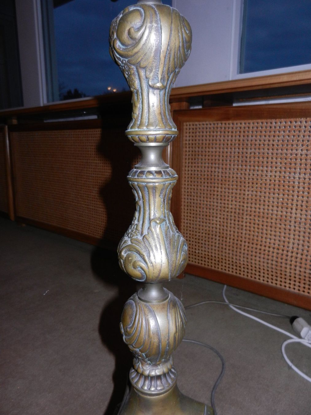 Lampade: Schirmlampe mit Messingfuss – Usato da Wolfwil venduto da Verbenia 4