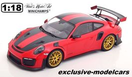 PORSCHE 911 GT2 RS Weissach Paket 2018 1:18 von Minichamps