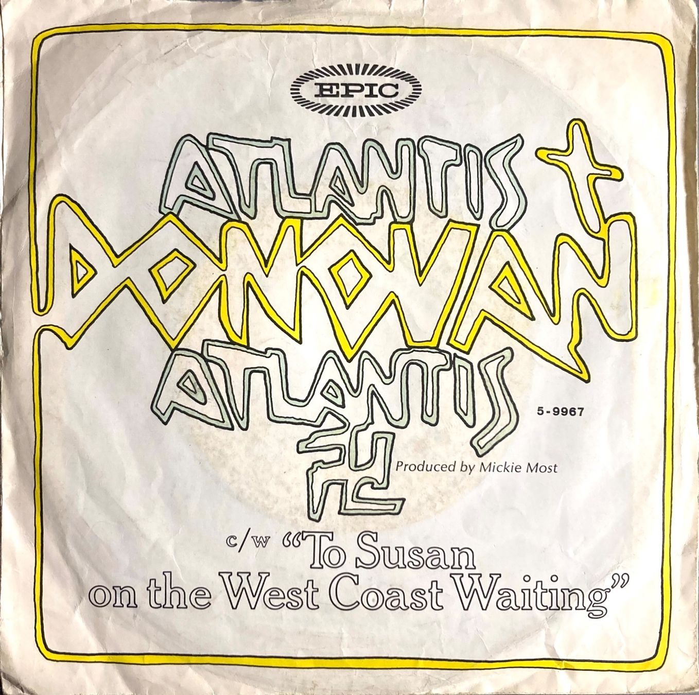 Vinyles: DONOVAN - ATLANTIS – D'occasion à Poliez-Pittet par Newtown-Records 1
