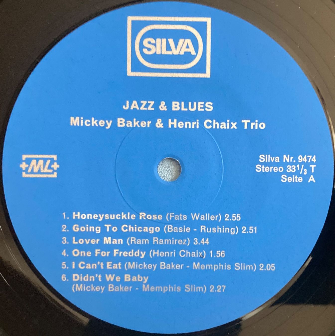 Dischi in vinile: MICKEY BAKER & HENRI CHAIX TRIO - JAZZ & BLUES – Usato da Poliez-Pittet venduto da Newtown-Records 2