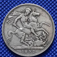 1892 Victoria Crown Royaume Uni