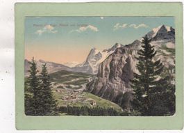 Mürren mit Eiger Mönch und Jungfrau 1911