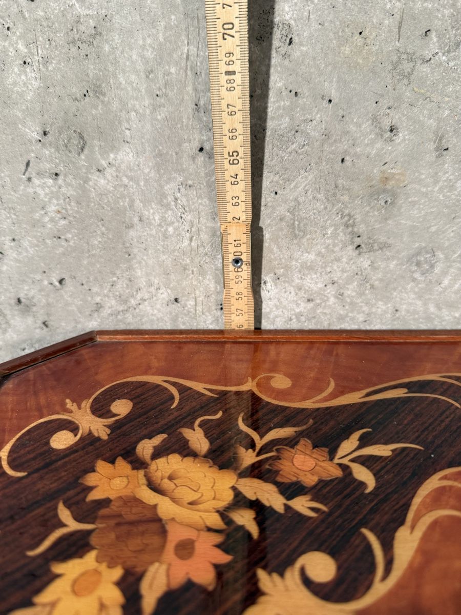 Tische: Table de jeu vintage marqueterie bois – Gebraucht aus Lausanne von artnouveau04 7