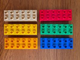 Lego Duplo Bausteine 2 x 6 Noppen 6 Stück (1130)