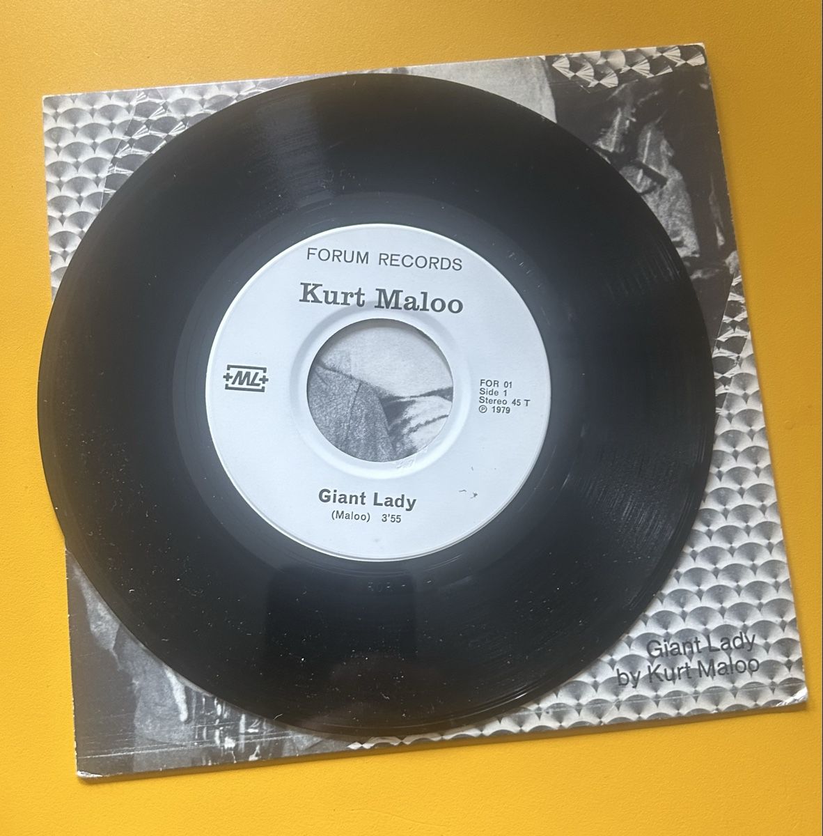 Dischi in vinile: Kurt Maloo - Giant Lady / Kontiki – Usato da Zürich venduto da Deliverance 3