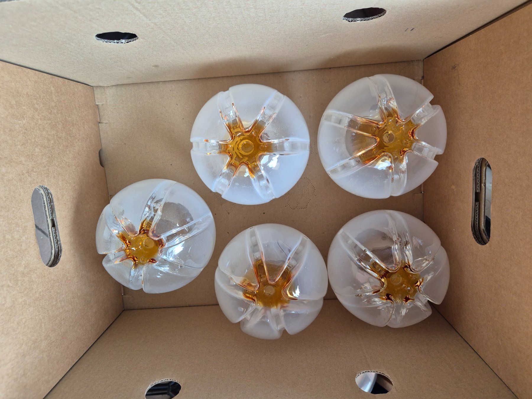 Murano Lampade: 4 abat-jour murano – Usato da Monthey venduto da McAuthor