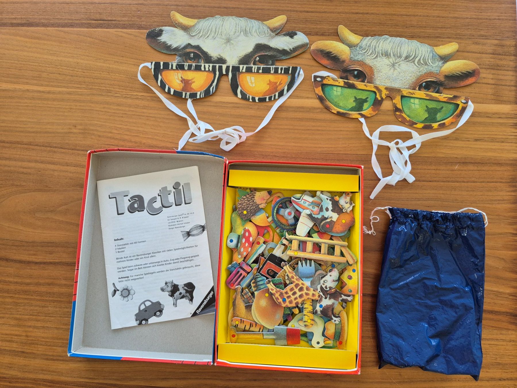 Ravensburger Giochi: Ravensburger Spiel Tactil (blinde Kuh) – Usato da Lengnau AG venduto da Mefari 1