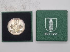 Medaille St-Gall 1803-1953 Silber