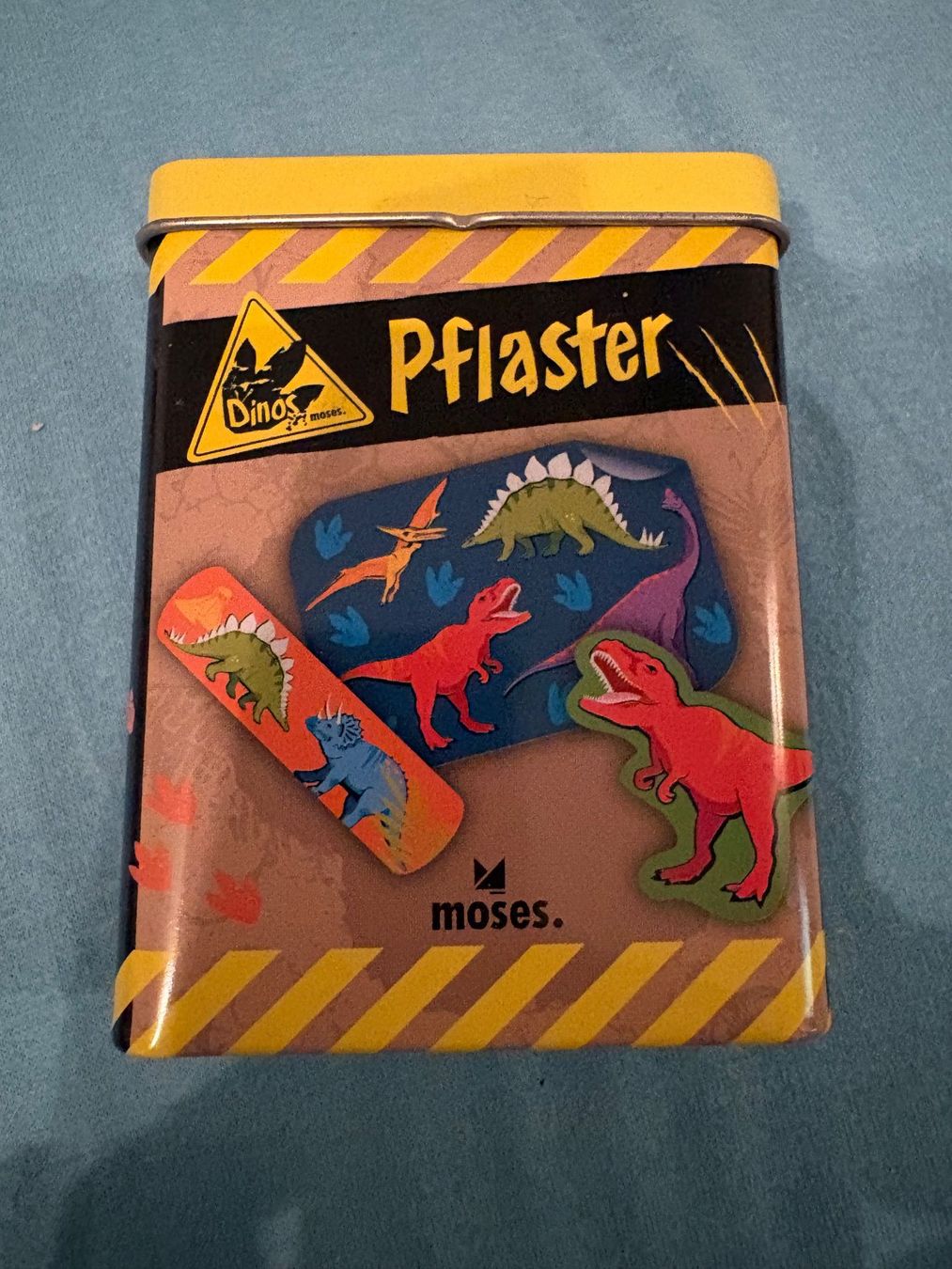 Kit di pronto soccorso: Pflaster-Dose Dinos mit Pflaster Moses – Nuovo (secondo la descrizione) da Richterswil venduto da irenemiz