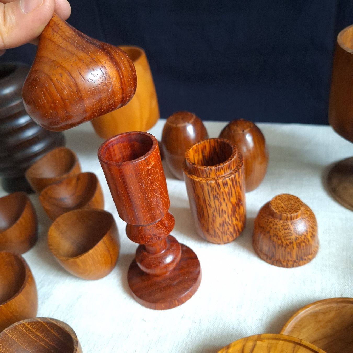 Tutte le decorazioni: Versand möglich! Div. Holzware - OHNE DUNKLEN BECHER! – Usato da Winterthur venduto da Goldpipau 7