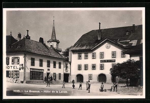 Cartoline postali: Le Brassus, Hotel de la Lande, Bureau de – Usato da Berlin venduto da bartko-reher
