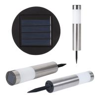 4 pcs Warmweiß Solarlampen ein/ausIP45 Wasserdicht