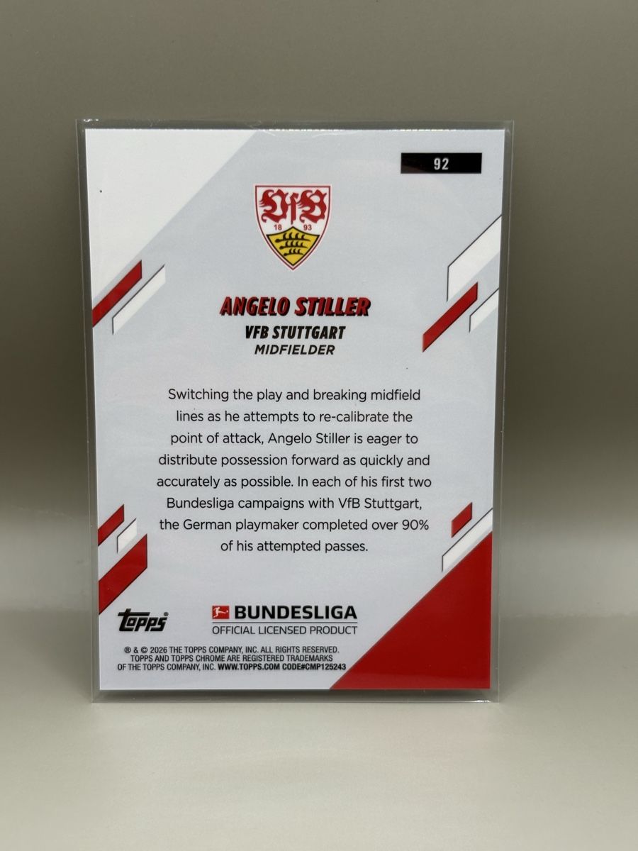 Topps Carte collezionabili: Angelo Stiller - Topps Chrome – Nuovo (secondo la descrizione) da Oberbuchsiten venduto da Bananefrappe93 1