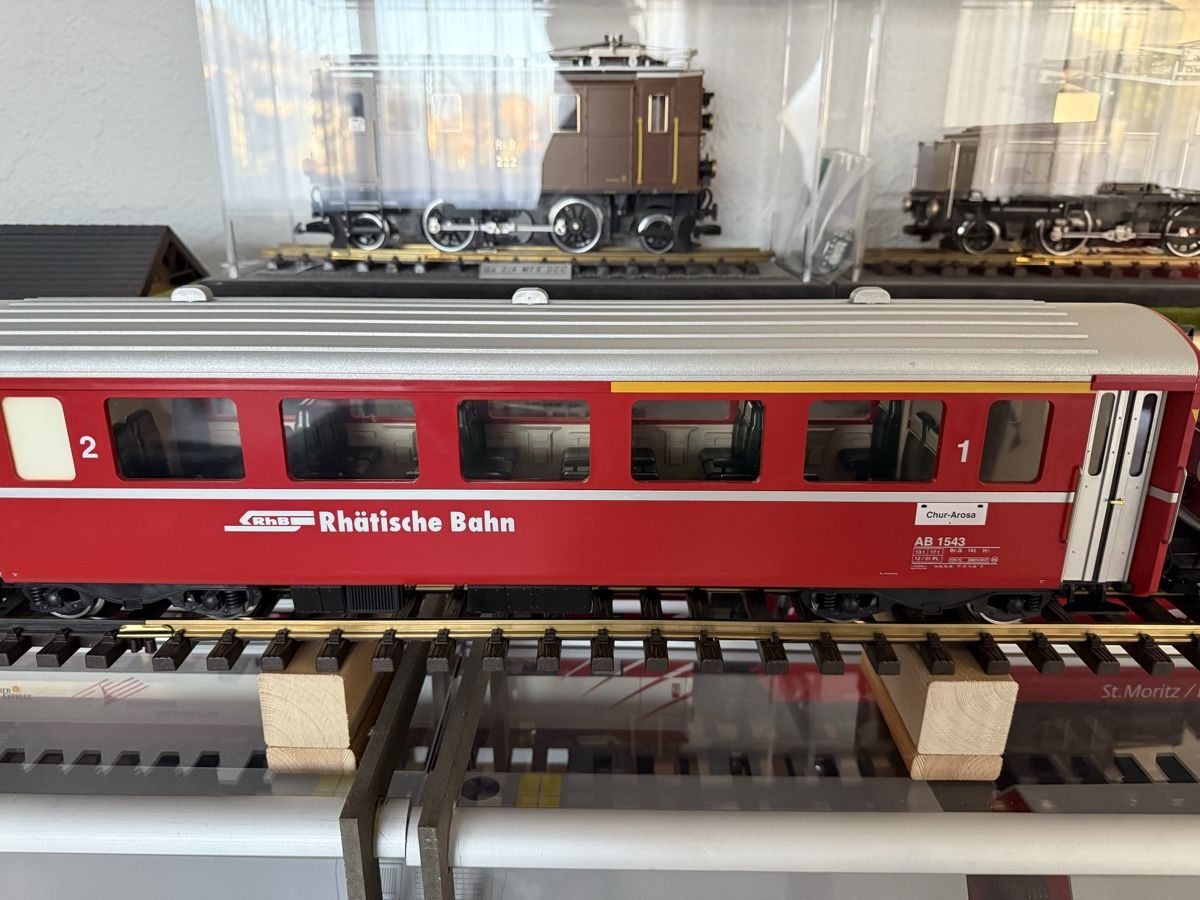 LGB Modellini di ferrovie: LGB 29432 CHUR AROSA SET – Usato da Sempach venduto da Wewa1 1