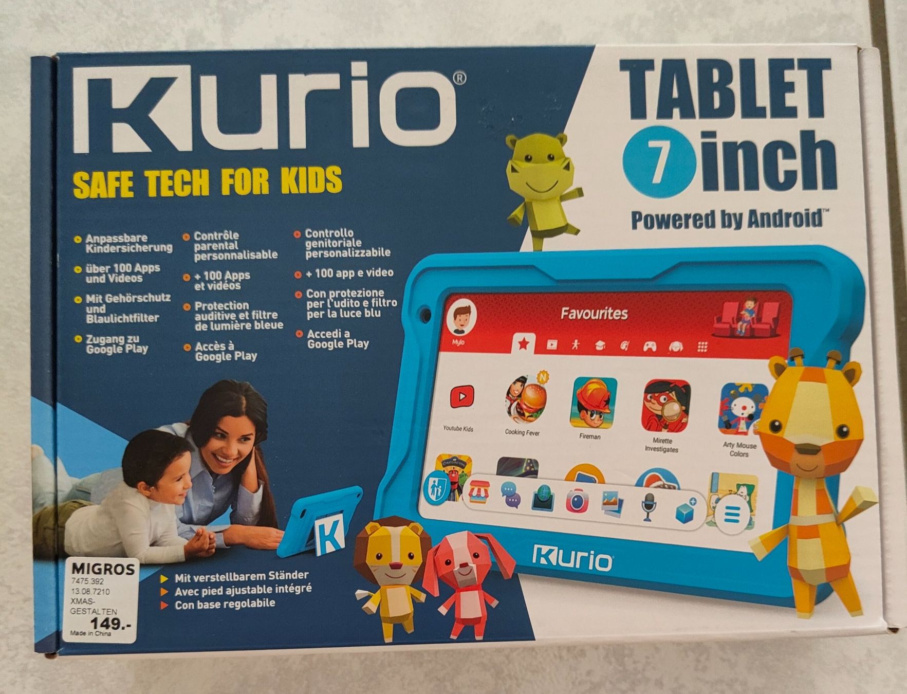 Tablet PC: Kurio Tablet 7 inch Kinder-Tablet!!! NEU!!! – Nuovo (secondo la descrizione) da Derendingen venduto da rosarossa01