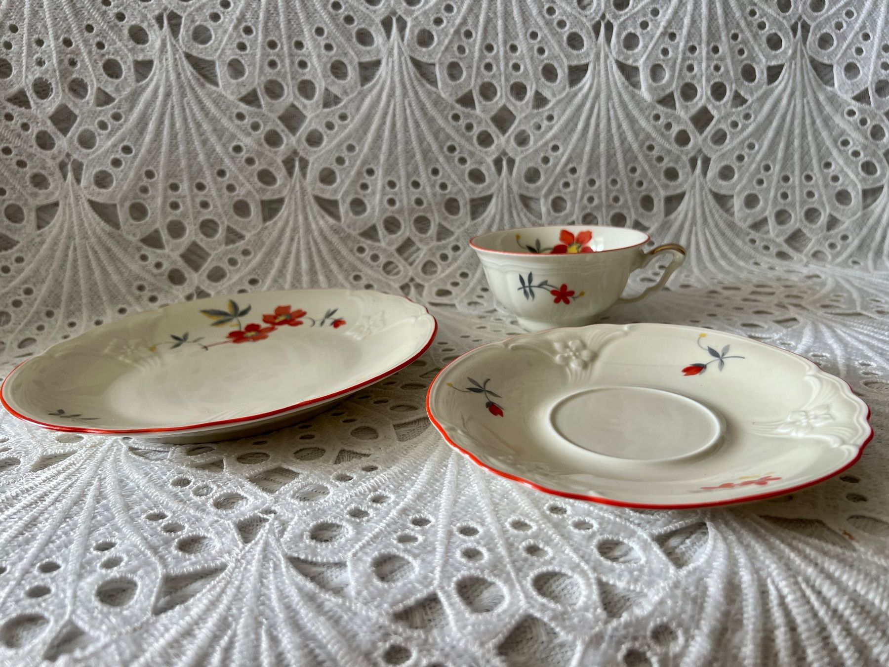 Set di piatti: Sammeltasse Gedeck Dreiteilig – Usato da Frenkendorf venduto da Only1 3