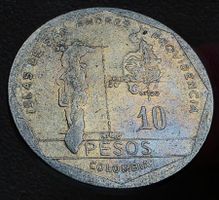 KOLUMBIEN 10 PESOS 1981