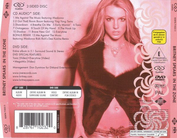 CDs: Spears Britney: In the zone Dual Disc – Neu und originalverpackt aus Steinhausen von Vilivinili 1