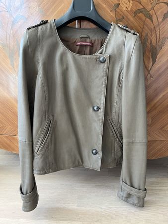 Blouson cuir Comptoir des Cotonniers