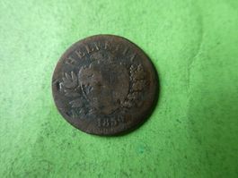 Schweiz 1850,  2 Rappen