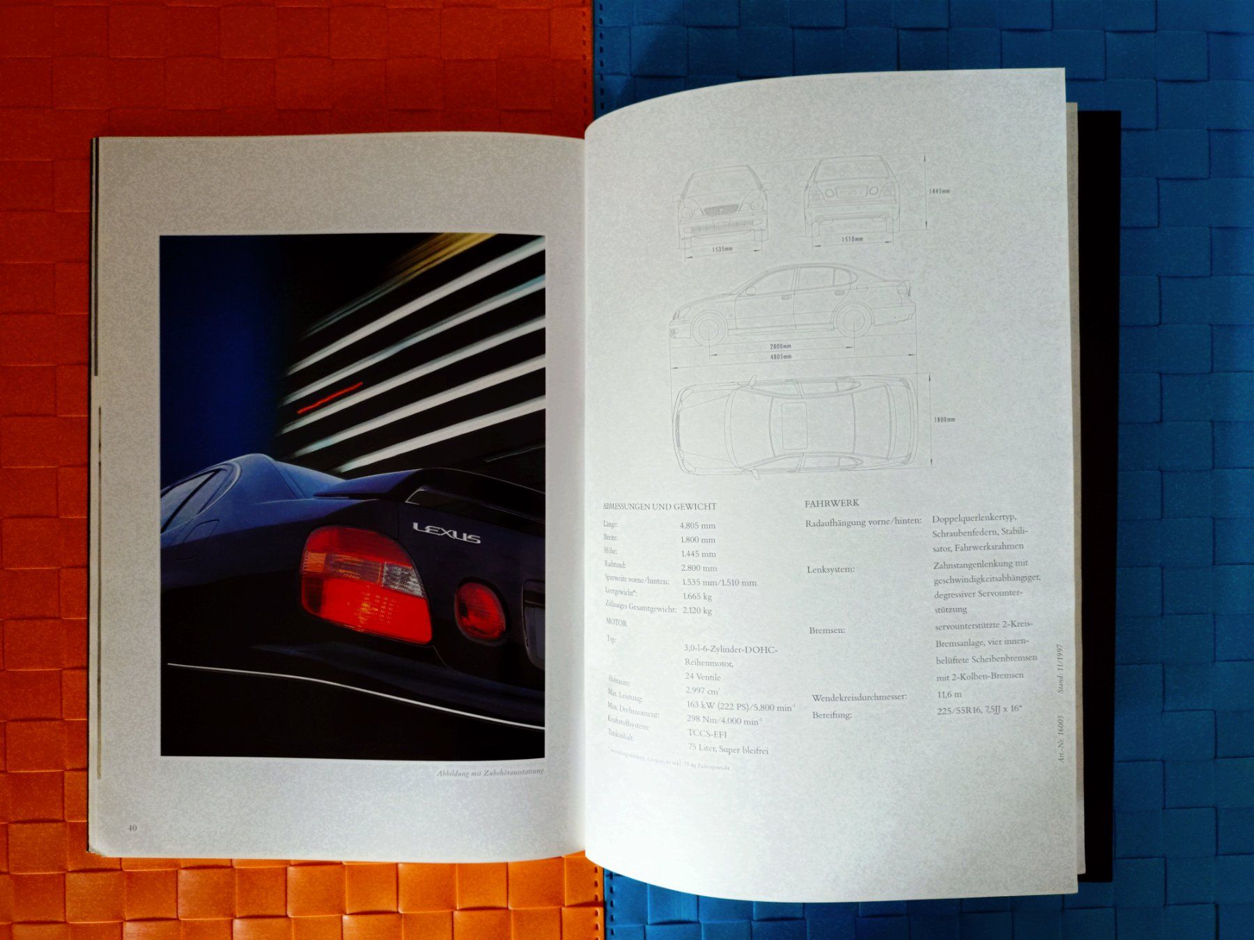 Riviste & Magazine: LEXUS GS300 - Prospekt / Katalog – Usato da Viganello venduto da CARLiteratur 9